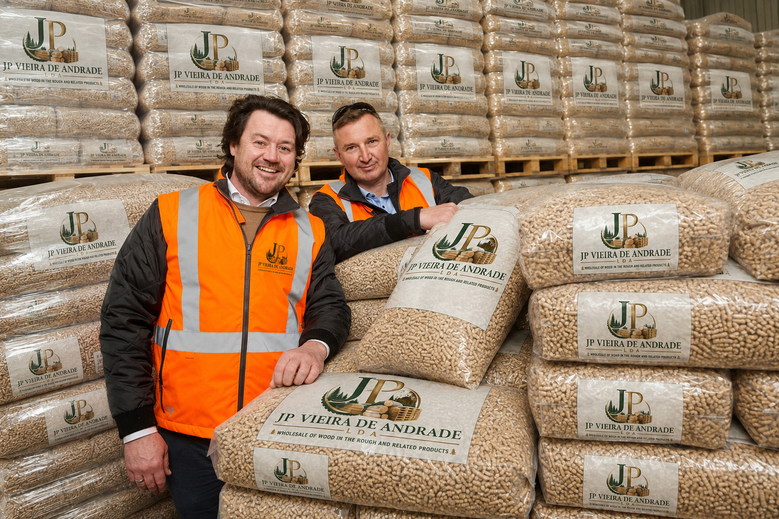 Wood pellets produced in Portugal for wholesale export to European heating markets